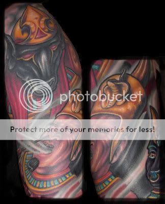 anubis,king,afterlife,ancient egyptian tattoo