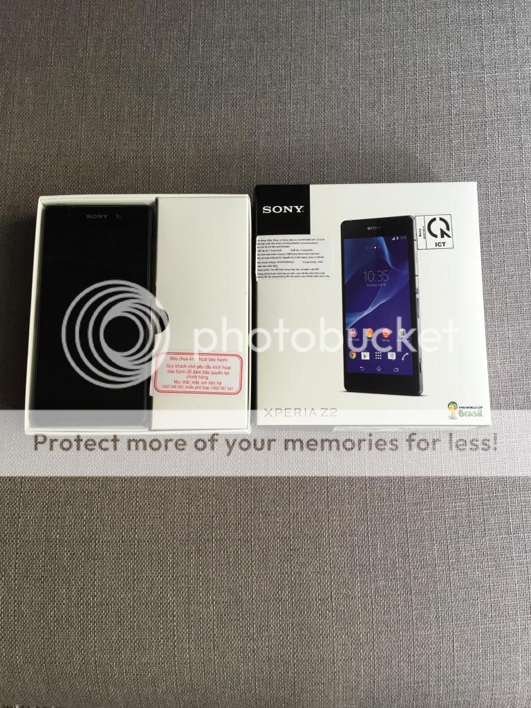Sony Xperia Z2 Black likenew fullbox hàng chính hãng VN còn BH đến 17-06-2015