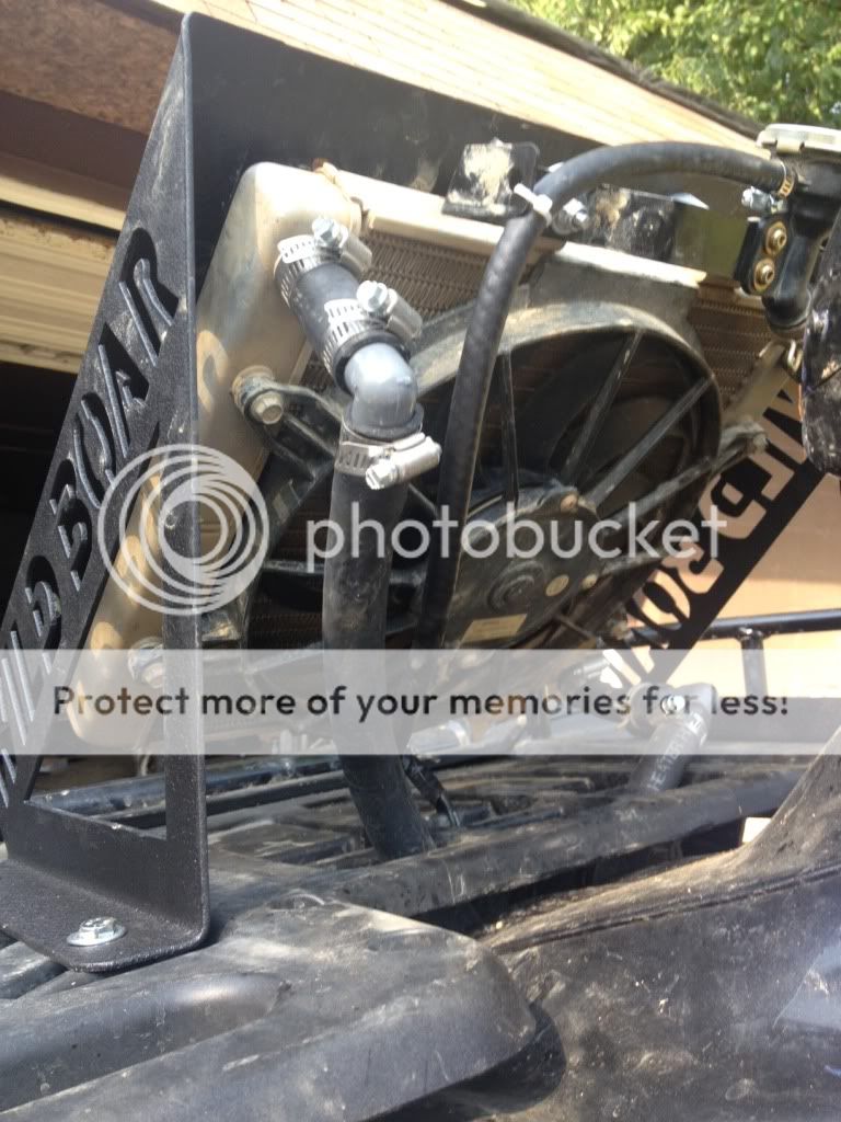 04 sportsman 500 radiator relocation pics | Polaris ATV Forum